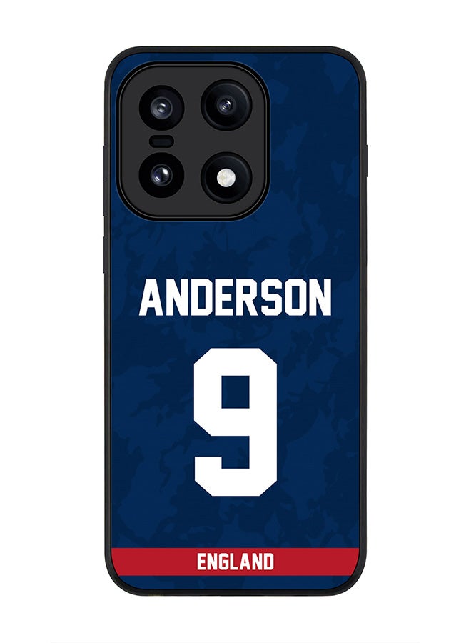 Stylizedd For OnePlus 15 Case,Slim fit Camera Protection, Shockproof Thin Phone cover  - England James Anderson, Jersey No 9 - Image 1